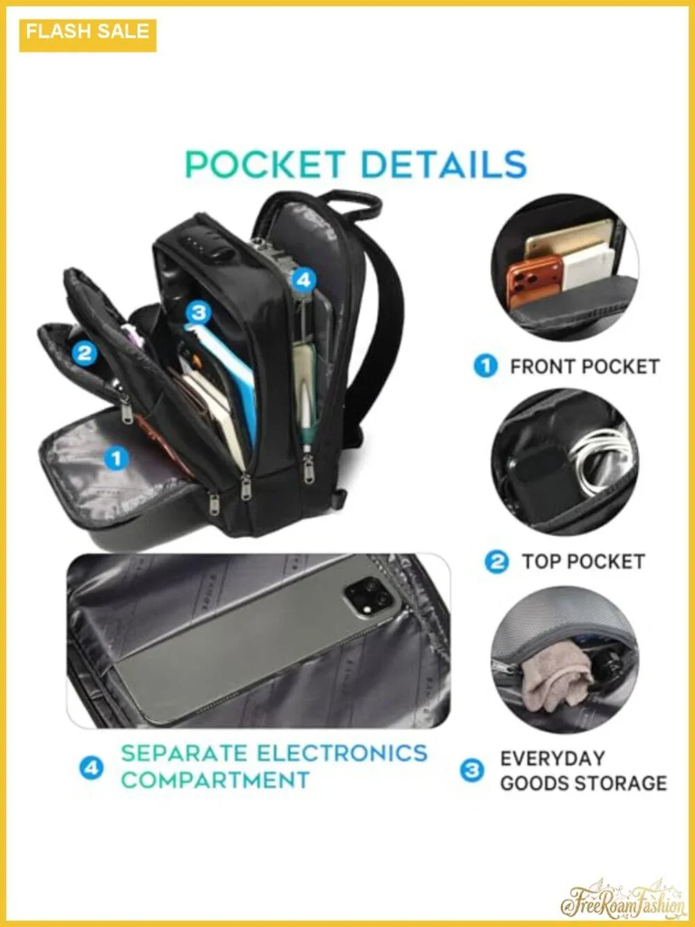 BANGE Anti Theft Sling Bag Large Capacity Crossbody Daypack Water Resistant